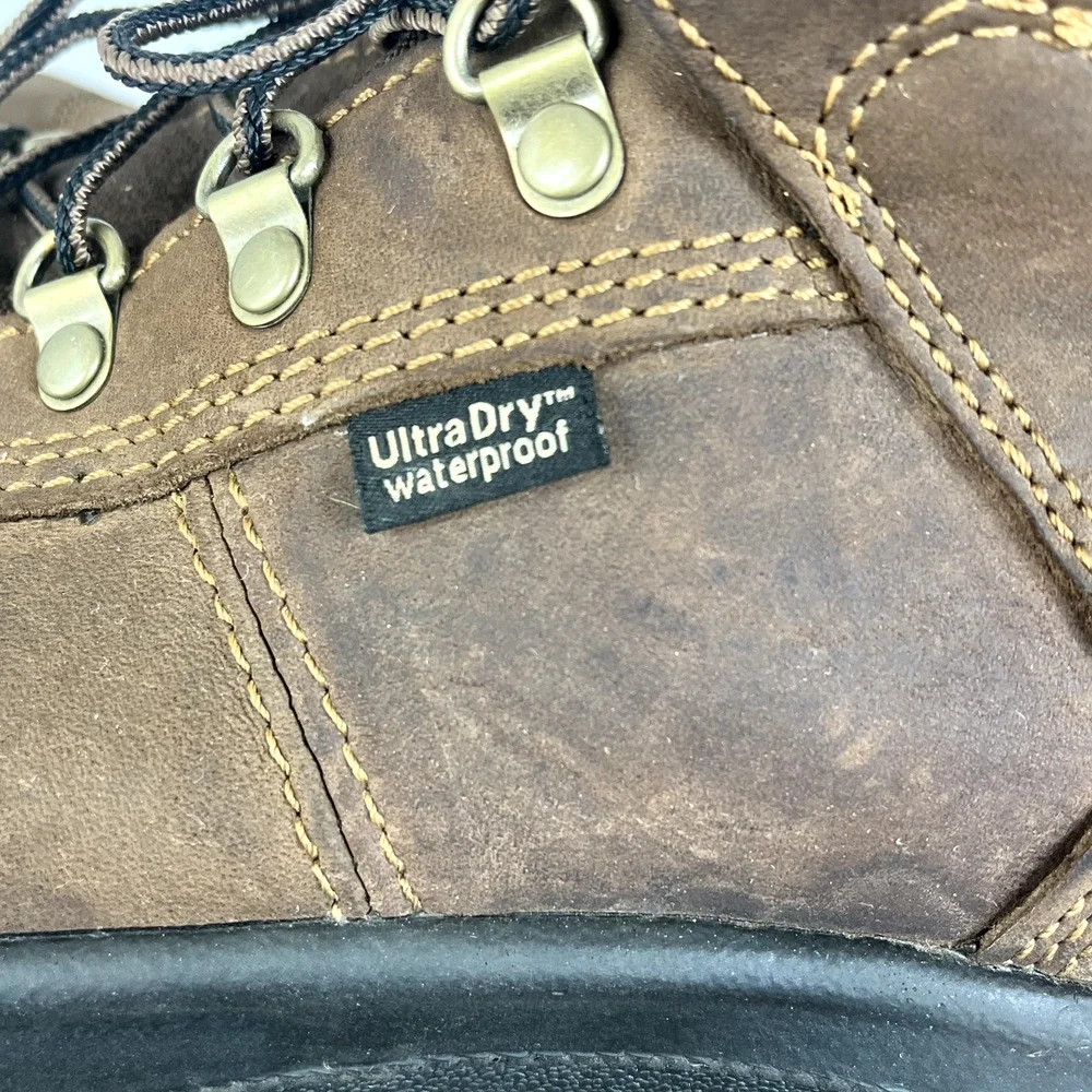 Irish Setter Boots Mens 13D Brown 83618 Ely Waterproof Steel Toe Work F2413-18